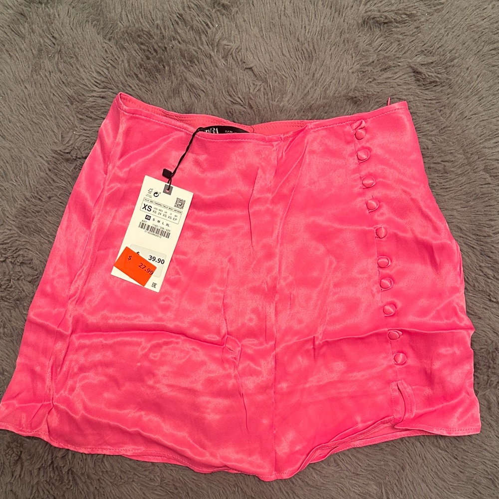 Zara Pink Mini Skirt